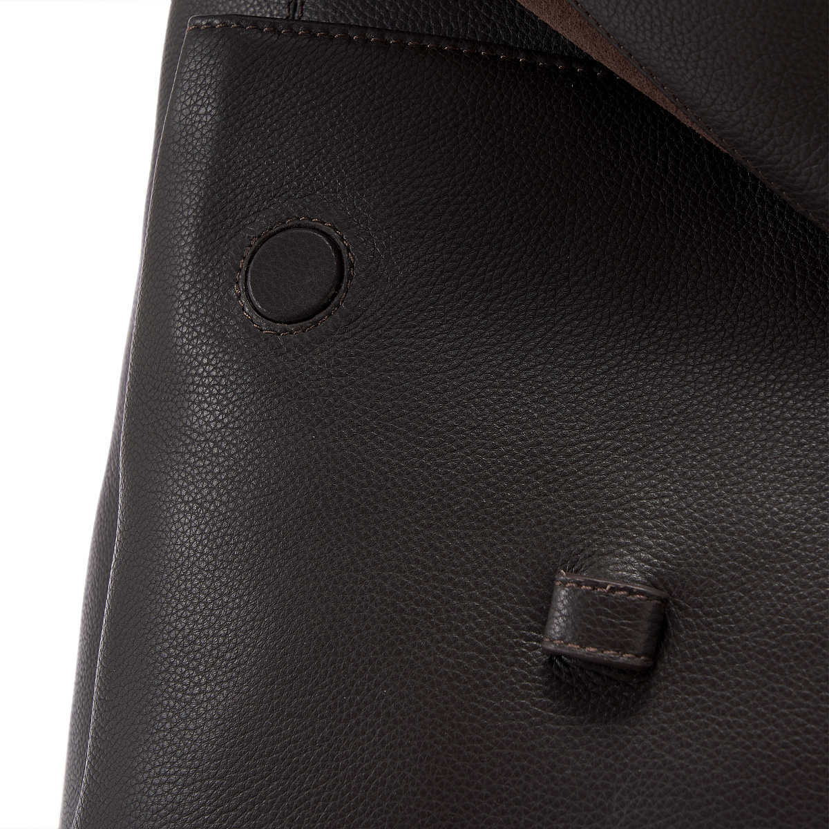 Рюкзак Dr.Koffer из натуральной кожи темно-коричневый