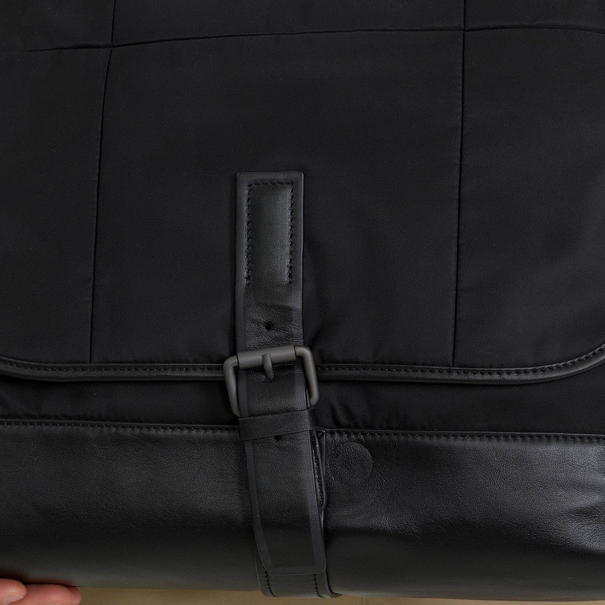 Сумка через плечо Dr.Koffer из нейлона и натуральной кожи