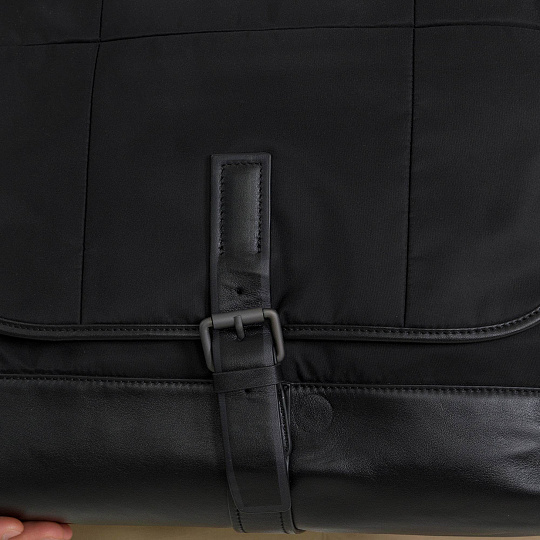 Сумка через плечо Dr.Koffer из нейлона и натуральной кожи