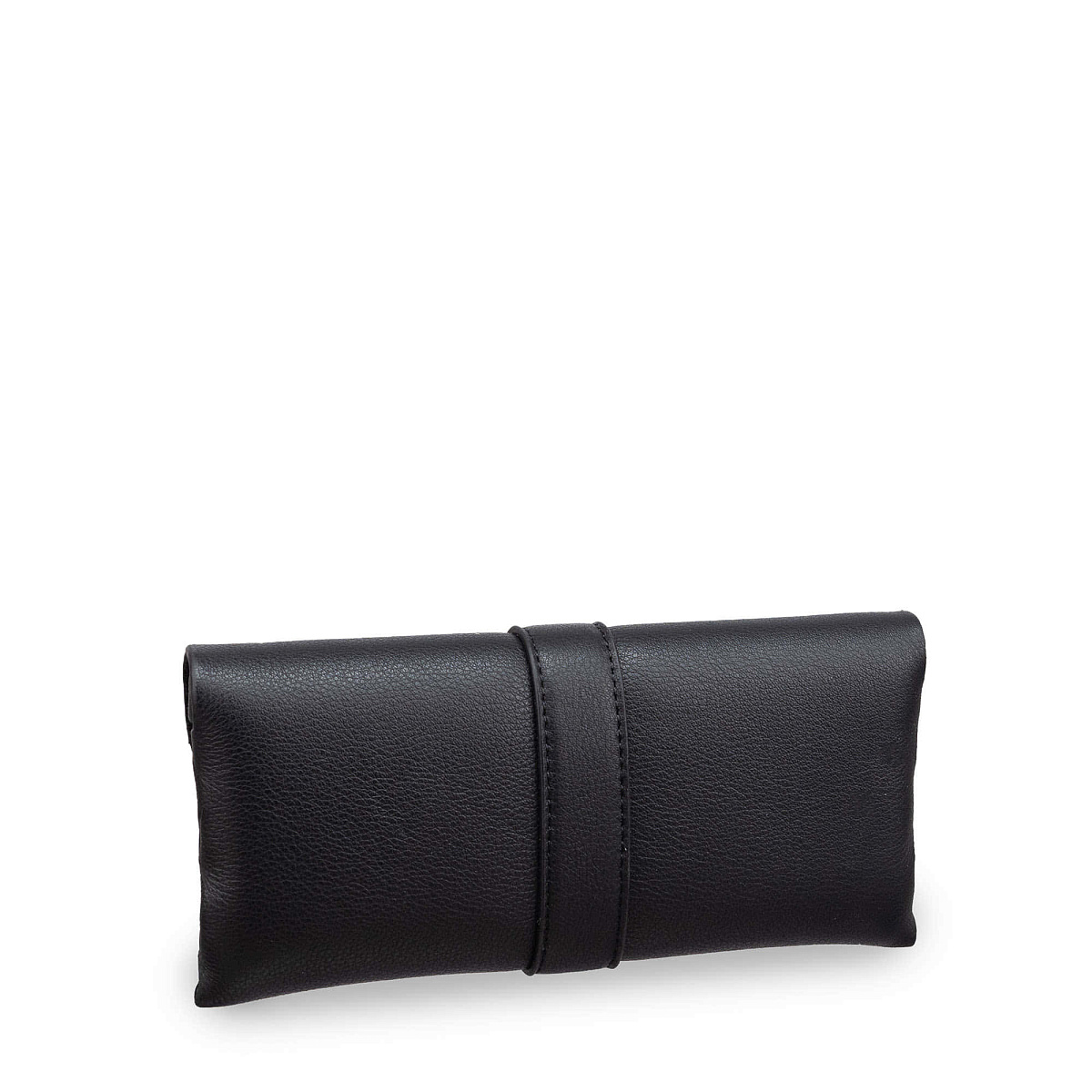 Очечник Dr.Koffer из натуральной кожи чёрный