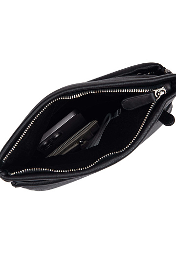 Женская сумка Dr.Koffer из натуральной кожи черная