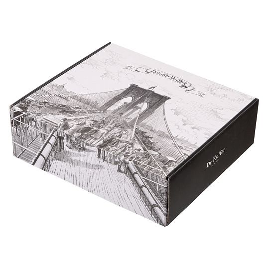 Портфель Dr.Koffer из натуральной кожи светло-коричневый