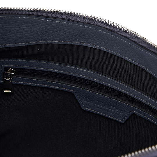 Женская сумка Dr. Koffer из натуральной кожи серая