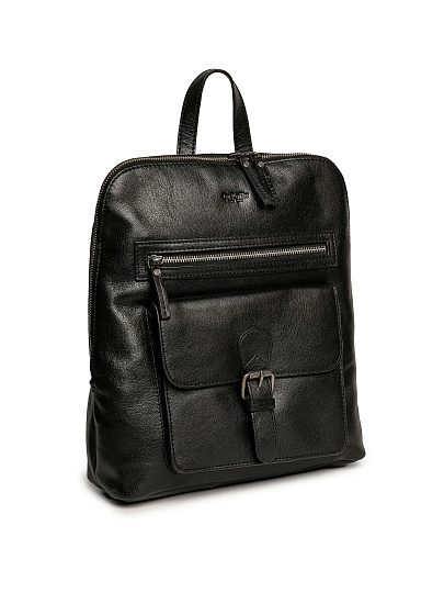 Рюкзак Dr.Koffer из натуральной кожи черный