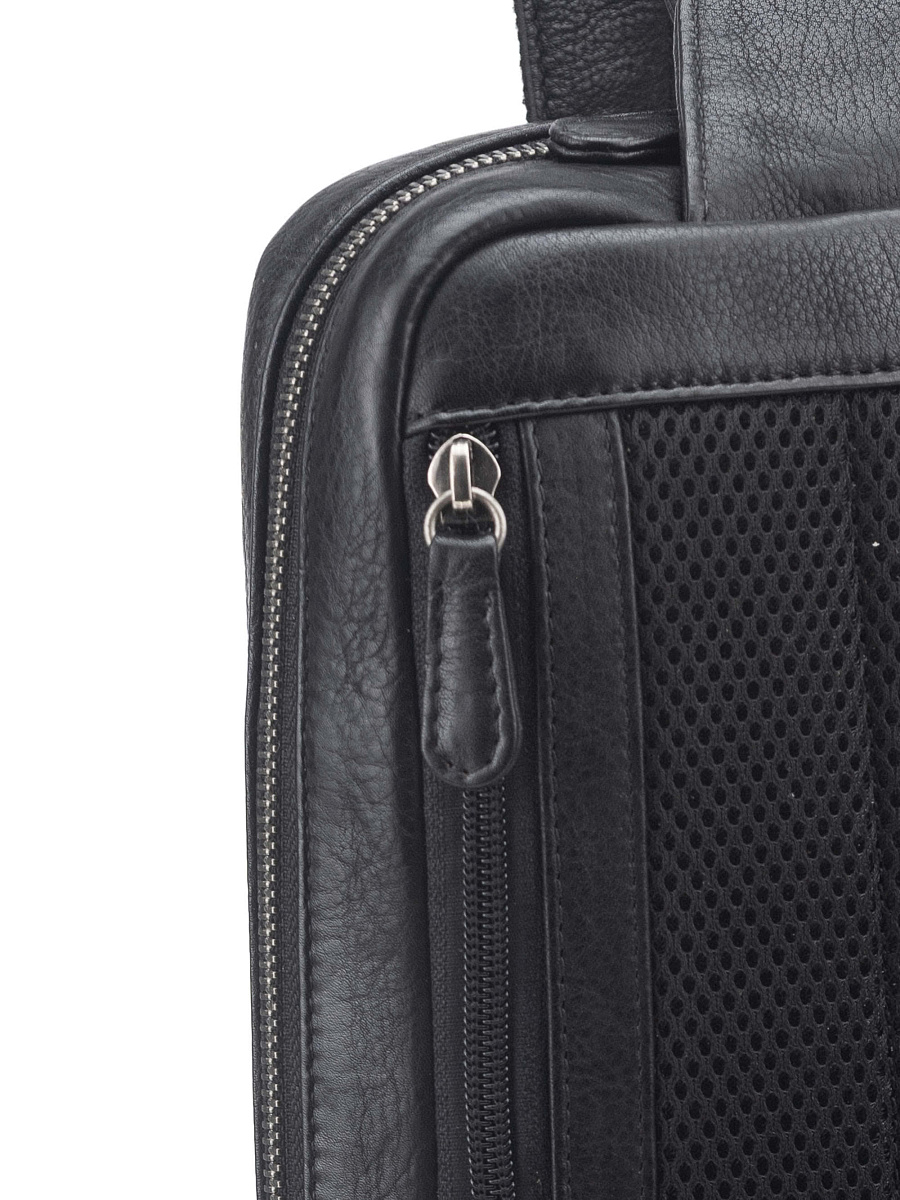 Рюкзак Dr. Koffer из натуральной кожи черный