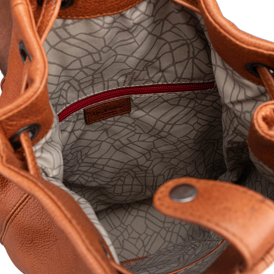 Рюкзак Dr.Koffer из натуральной кожи светло-коричневый