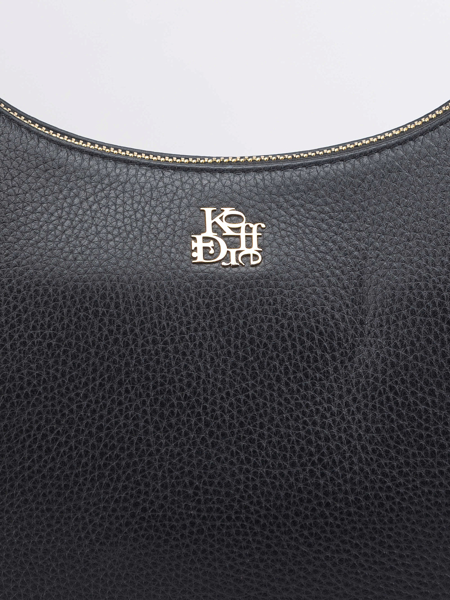 Женская сумка Dr. Koffer из натуральной кожи черная