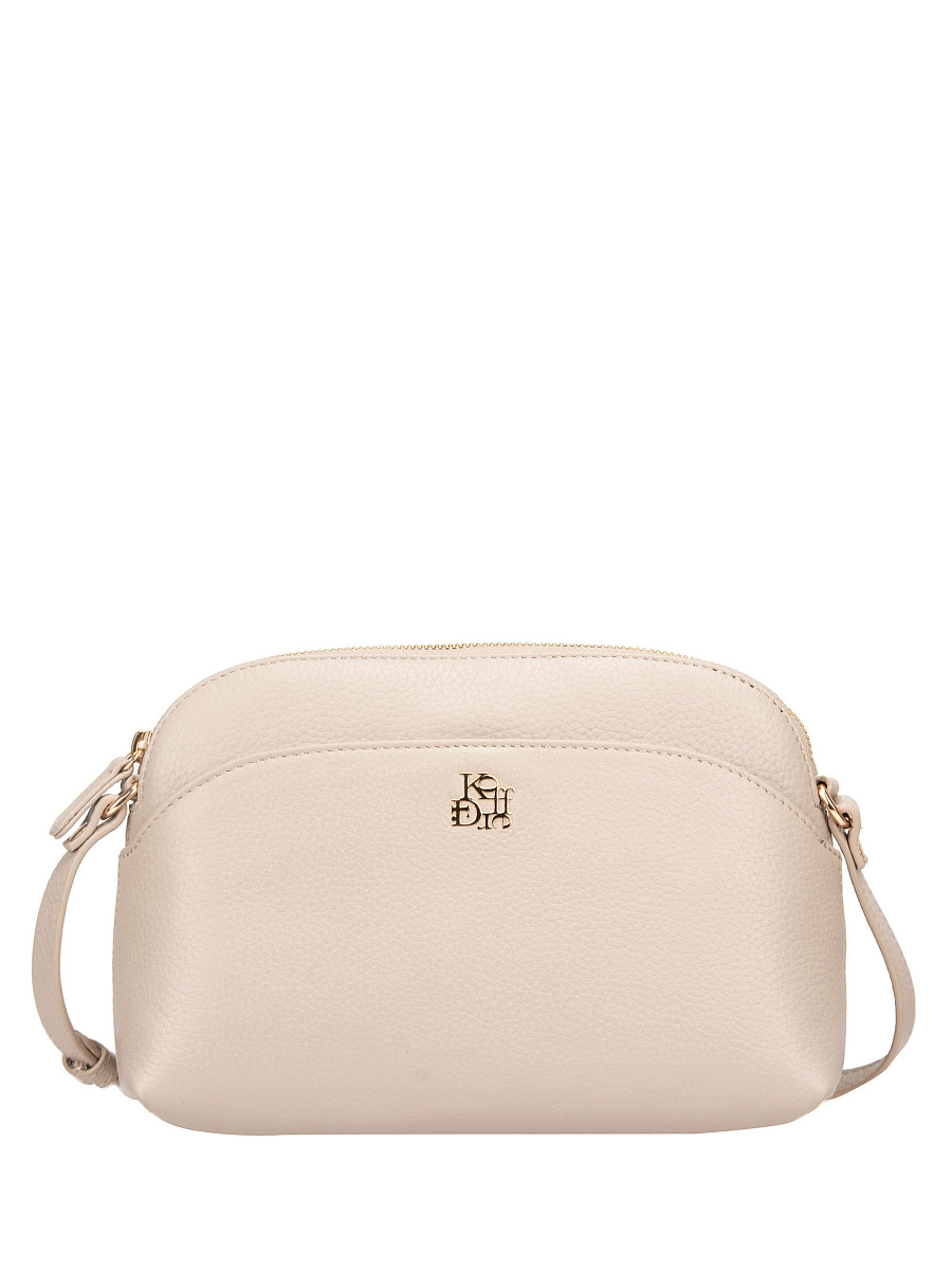 Женская сумка Dr. Koffer из натуральной кожи бежевая