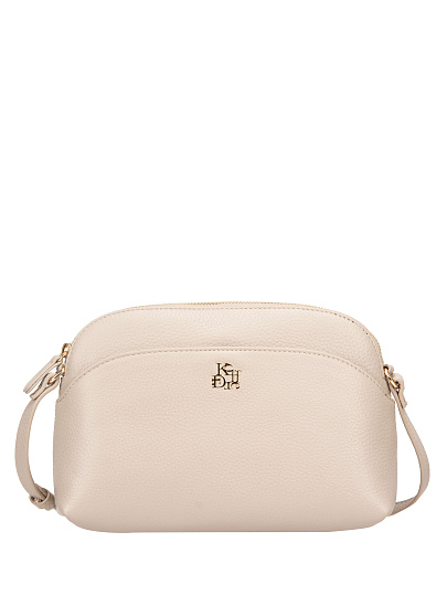 Женская сумка Dr. Koffer из натуральной кожи бежевая