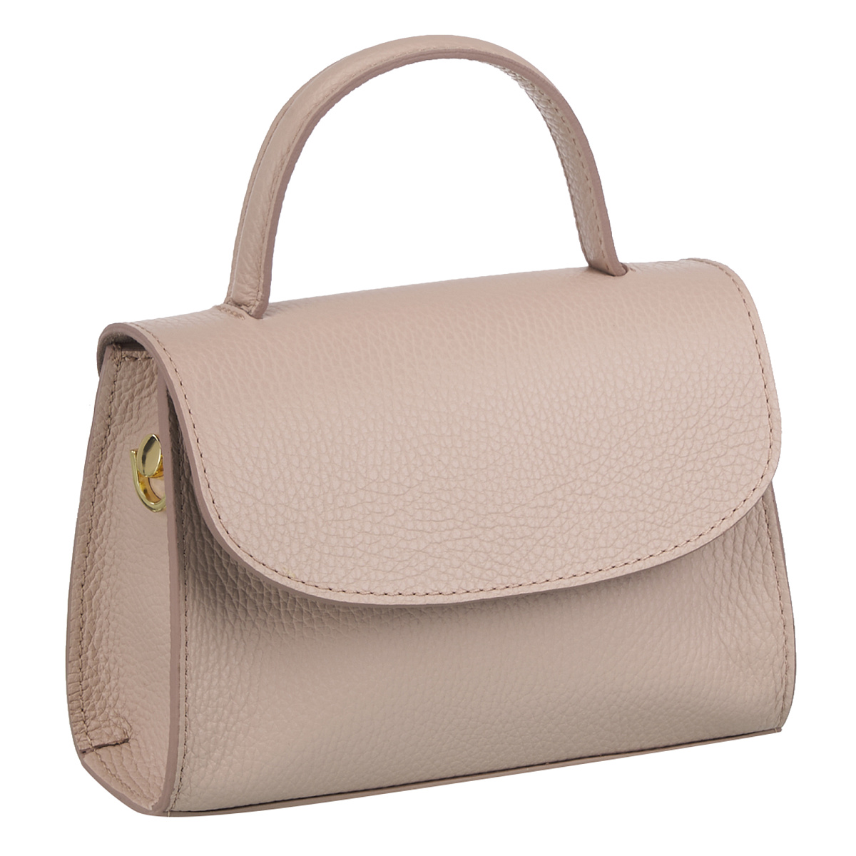 Женская сумка Dr. Koffer из натуральной кожи бежевая