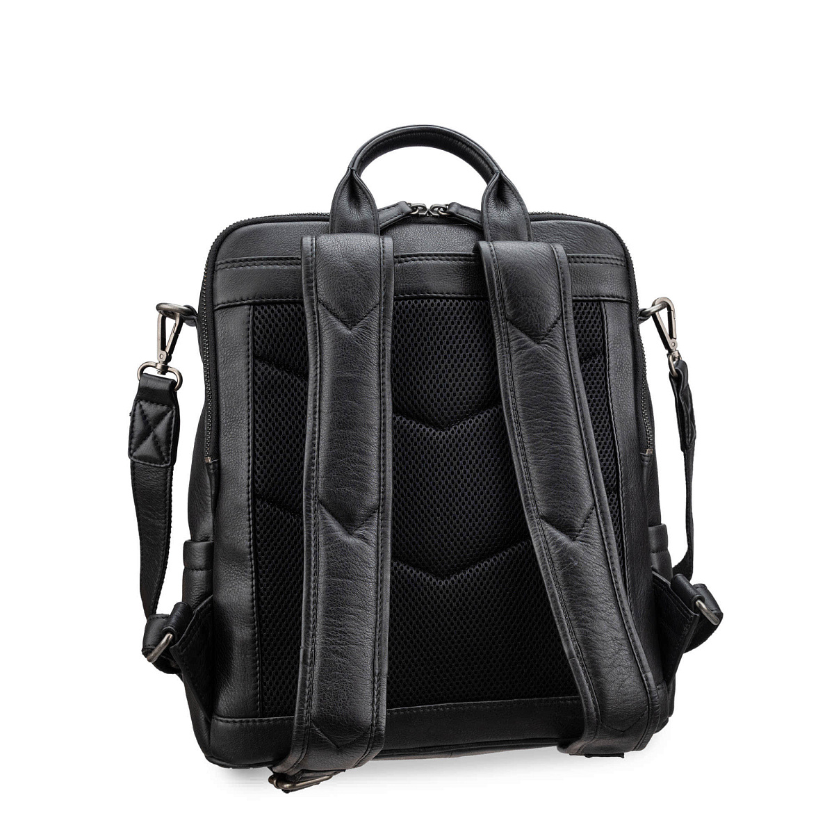 Рюкзак Dr.Koffer из натуральной кожи черный