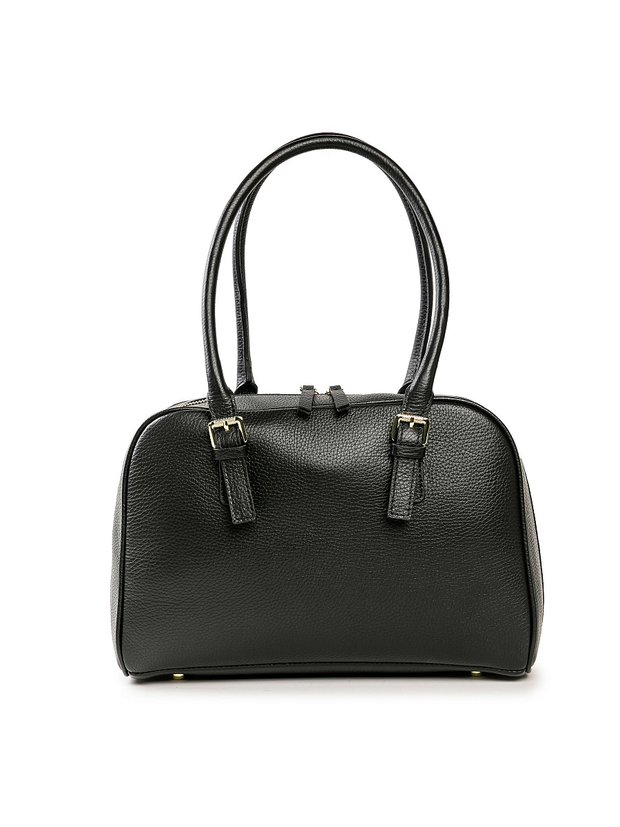 Женская сумка Dr. Koffer из натуральной кожи черная