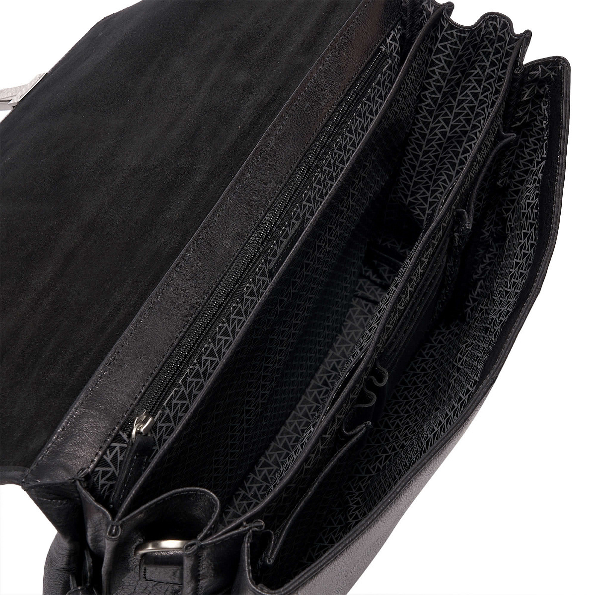 Портфель Dr.Koffer из натуральной кожи черный