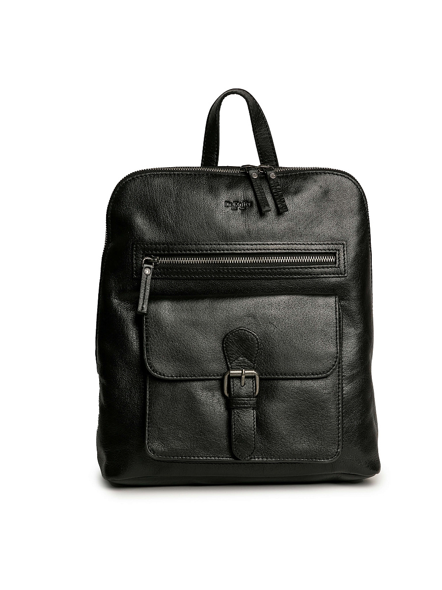 Рюкзак Dr.Koffer из натуральной кожи черный