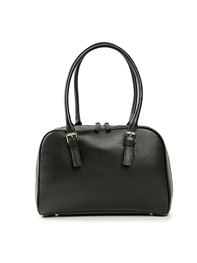 Женская сумка Dr. Koffer из натуральной кожи черная