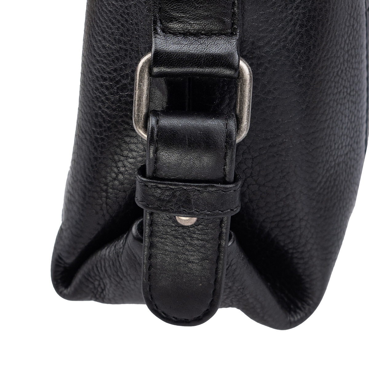 Женская сумка Dr.Koffer из натуральной кожи чёрная