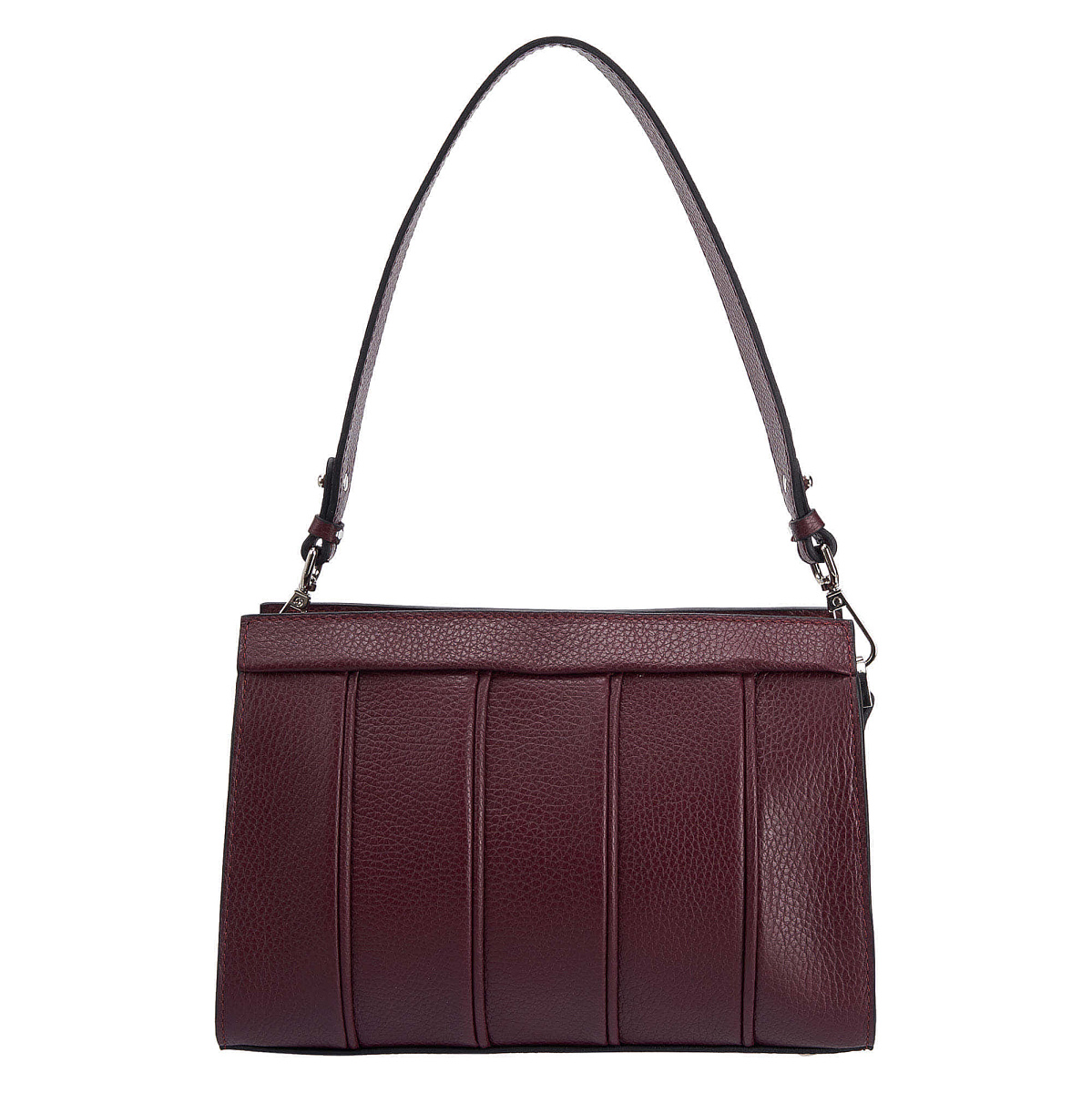 Женская сумка Dr. Koffer из натуральной кожи бордовая