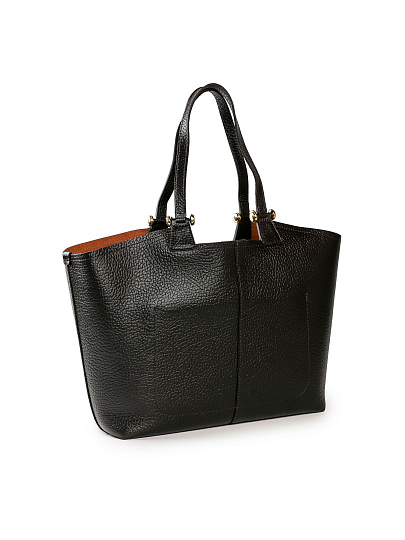 Женская сумка Dr. Koffer из натуральной кожи коричневая