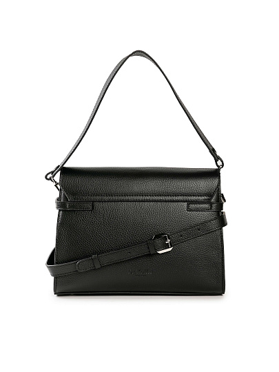 Женская сумка Dr. Koffer из натуральной кожи черная