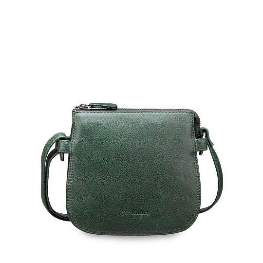 Женская сумка Dr.Koffer из натуральной кожи зеленая