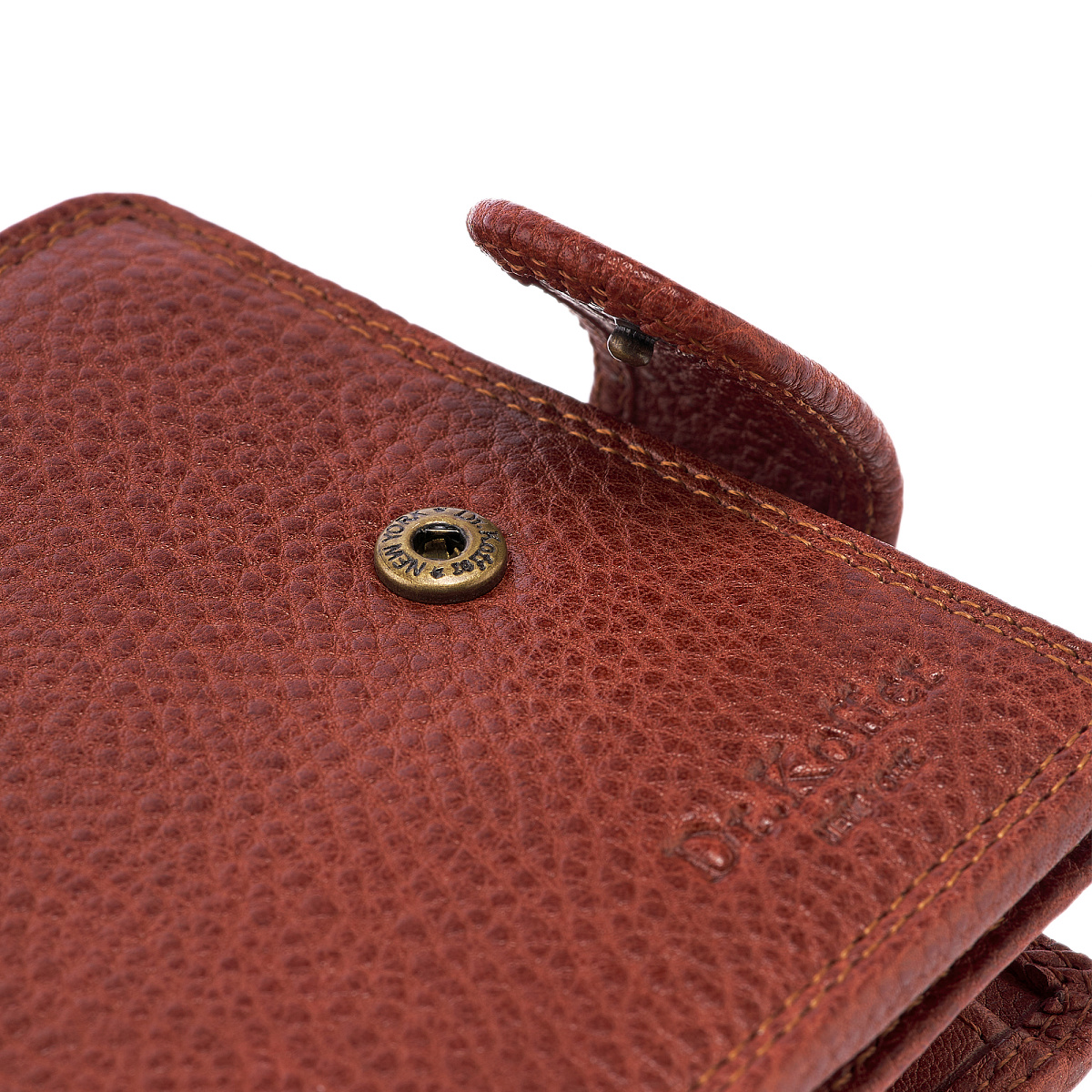 Портмоне Dr.Koffer из натуральной кожи светло-коричневое