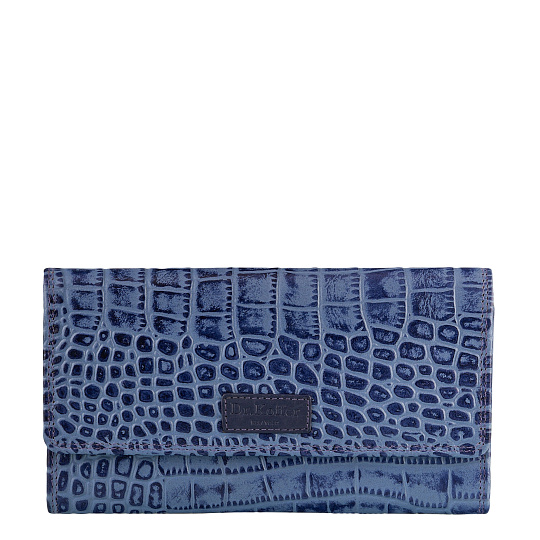 Портмоне Dr.Koffer из натуральной кожи синее