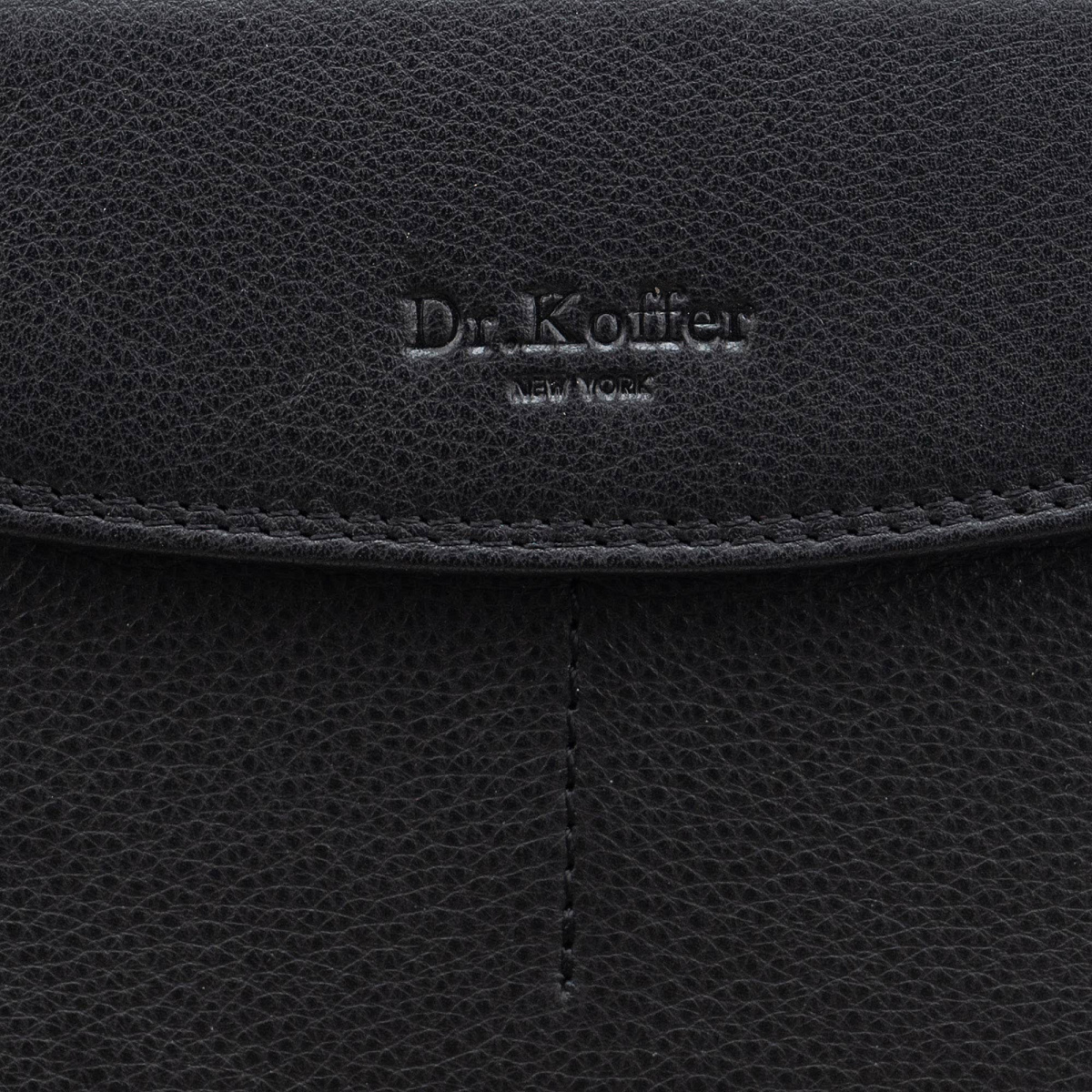 Портмоне из натуральной кожи черное