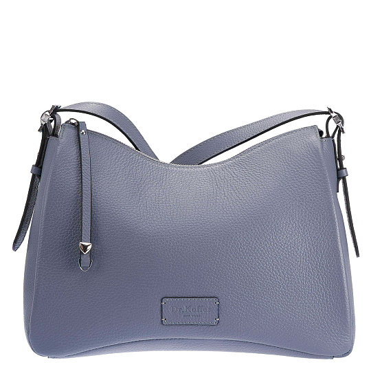 Женская сумка Dr. Koffer из натуральной кожи серая