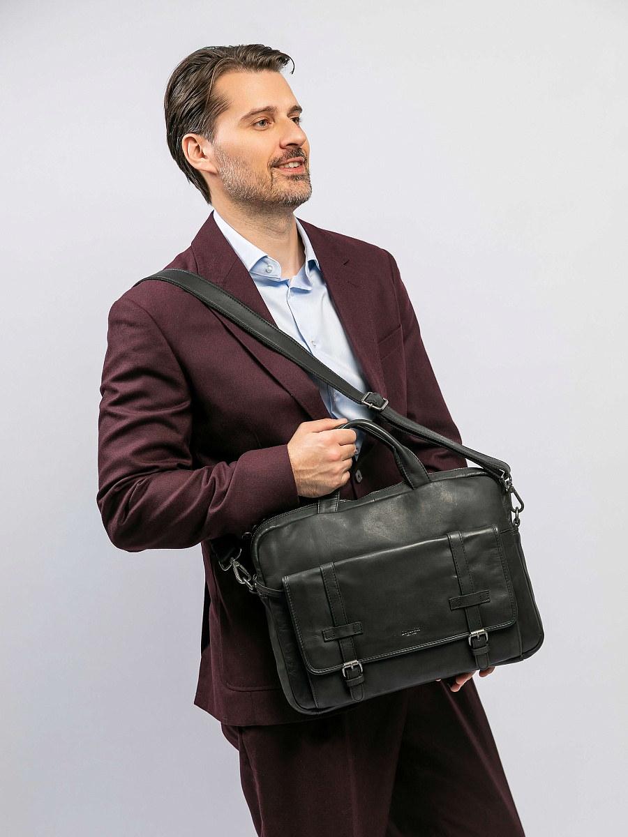 Сумка для документов Dr.Koffer из натуральной кожи