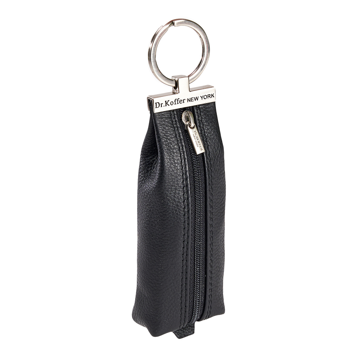 Ключница Dr.Koffer из натуральной кожи черная