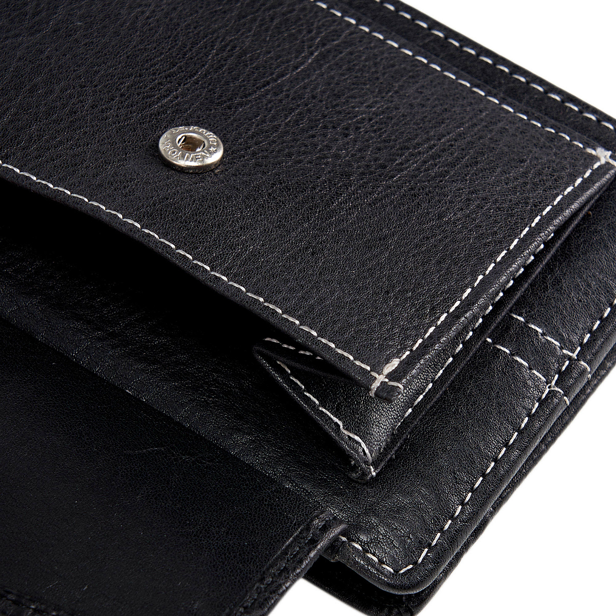 Портмоне Dr.Koffer из натуральной кожи черное