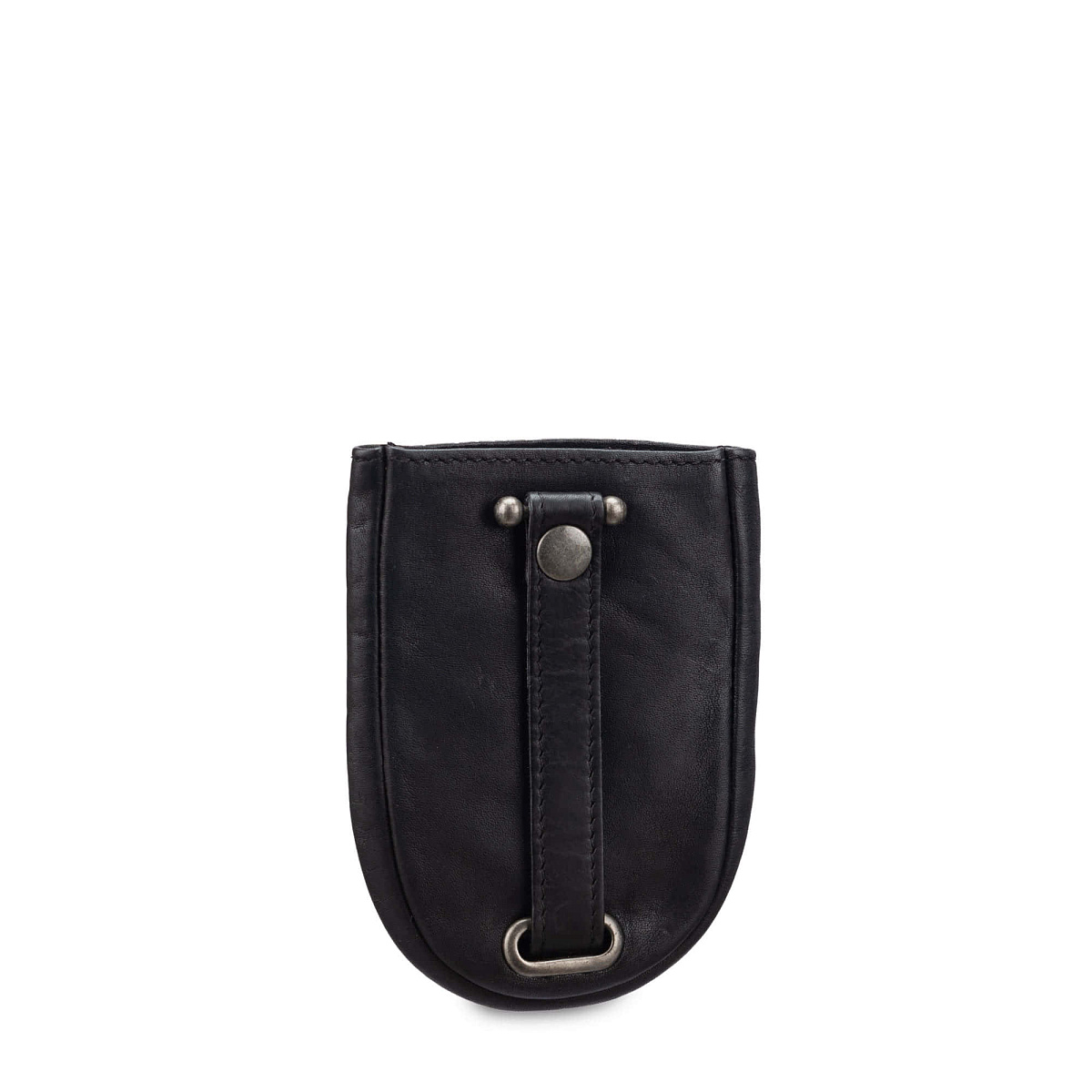 Ключница Dr.Koffer из натуральной кожи черная