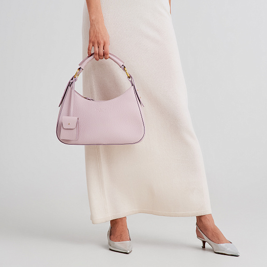 Женская сумка Dr. Koffer из натуральной кожи розовая