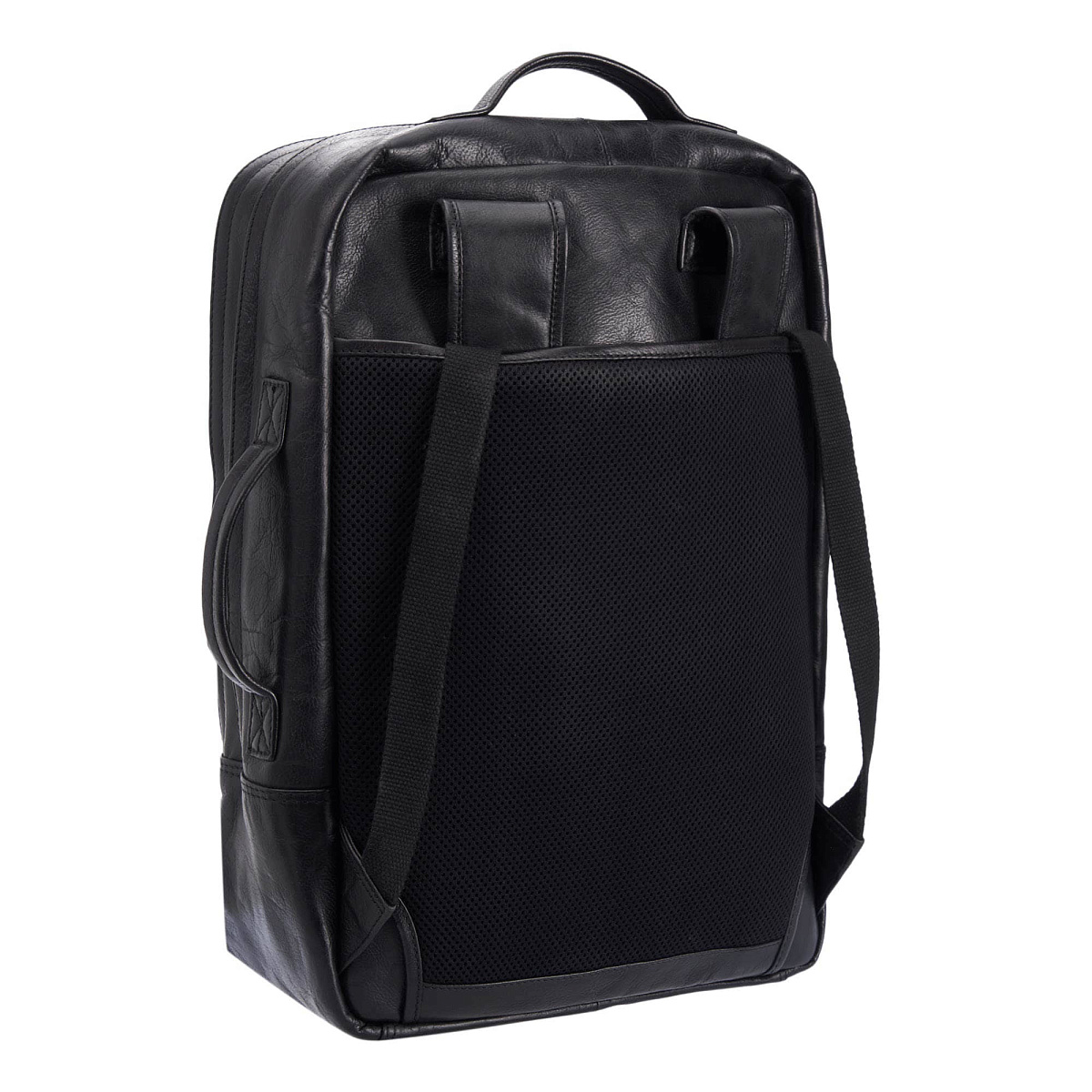 Рюкзак Dr.Koffer из натуральной кожи черный
