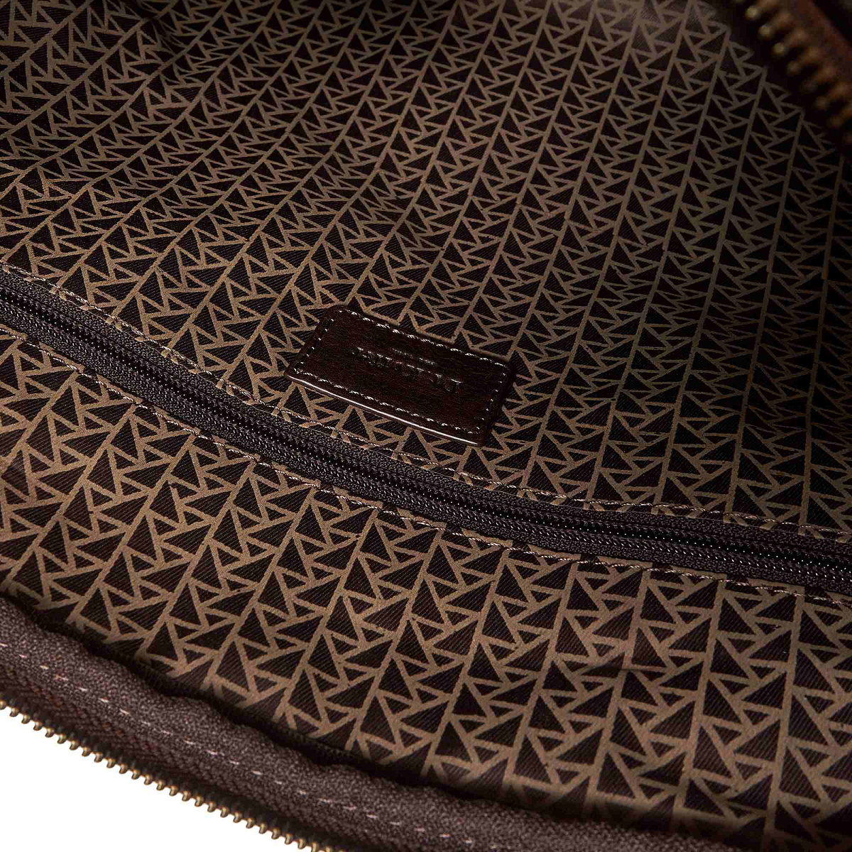 Деловая сумка Dr.Koffer из натуральной кожи темно-коричневая