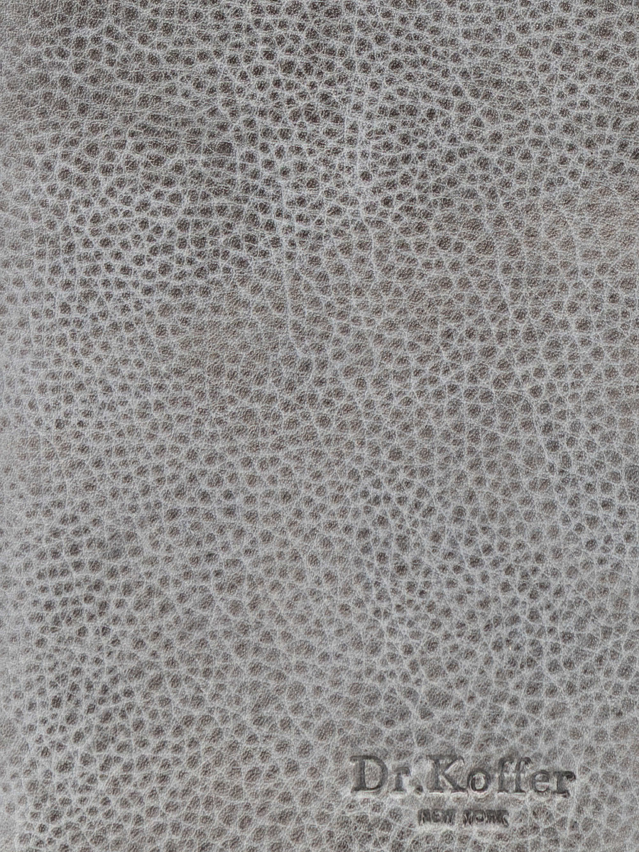 Кошелек Dr.Koffer из натуральной кожи серый