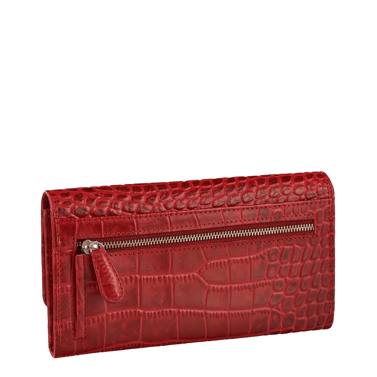 Портмоне Dr.Koffer из натуральной кожи красное