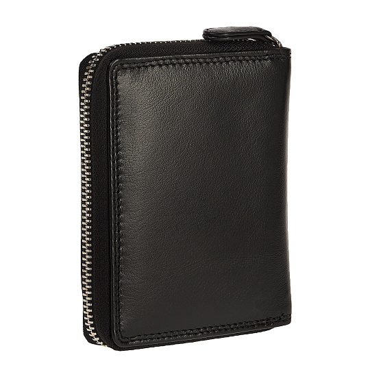 Портмоне Dr.Koffer из натуральной кожи черное