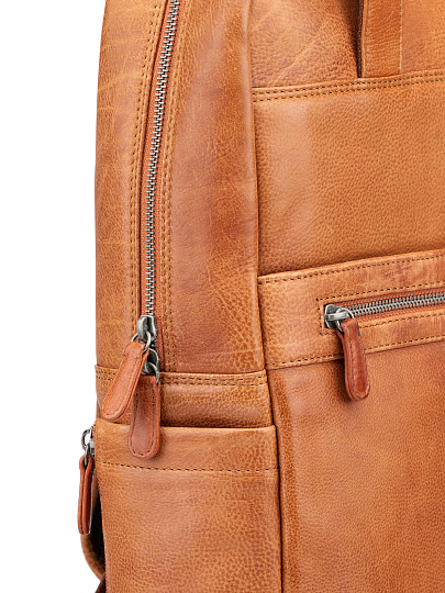 Рюкзак Dr. Koffer из натуральной кожи светло-коричневый