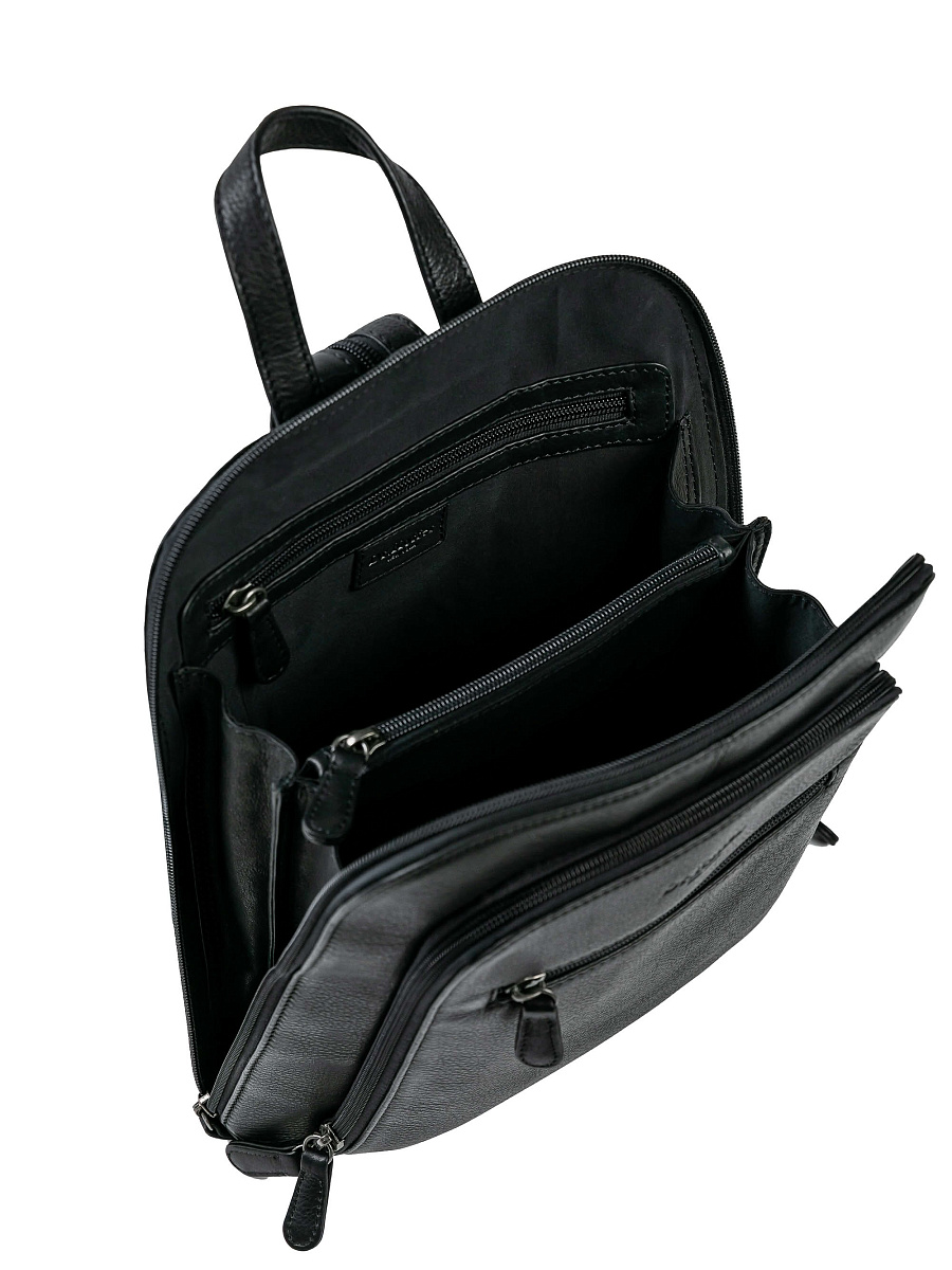 Рюкзак Dr.Koffer из натуральной кожи черный