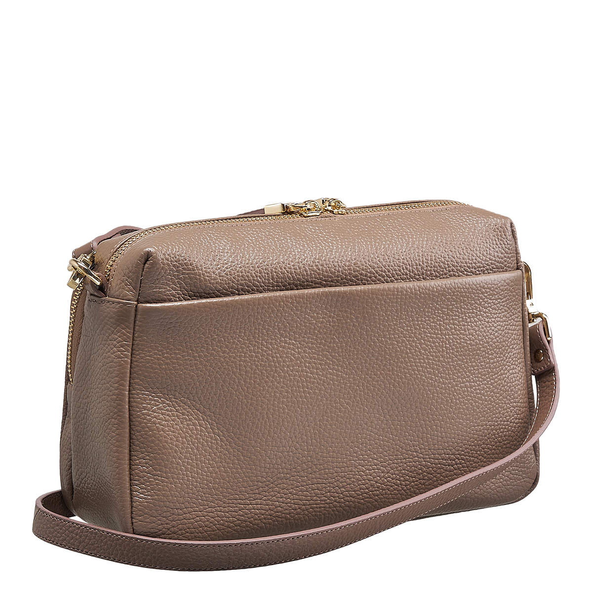 Женская сумка  Dr. Koffer из натуральной кожи бежевая