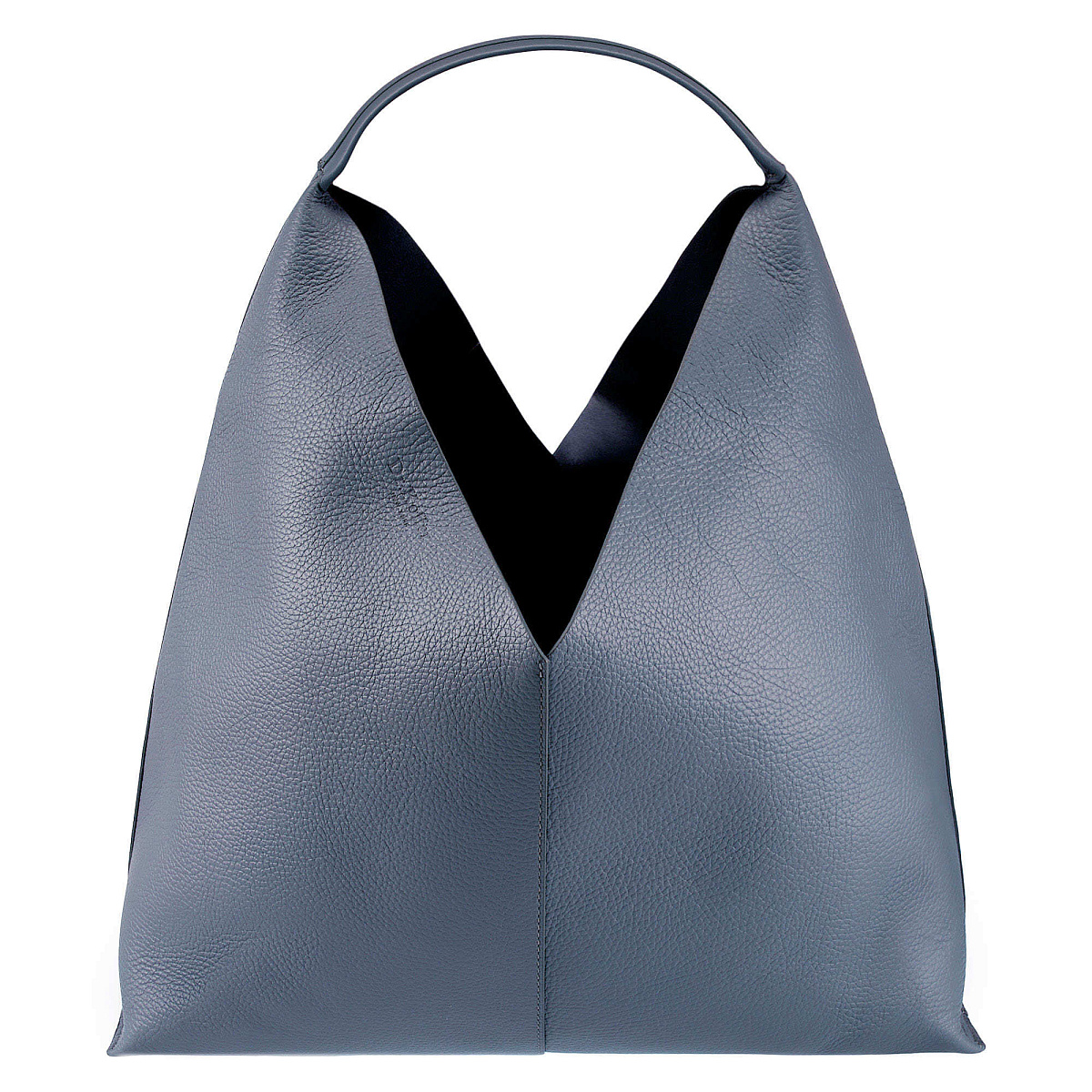 Женская сумка Dr.Koffer из натуральной кожи серая