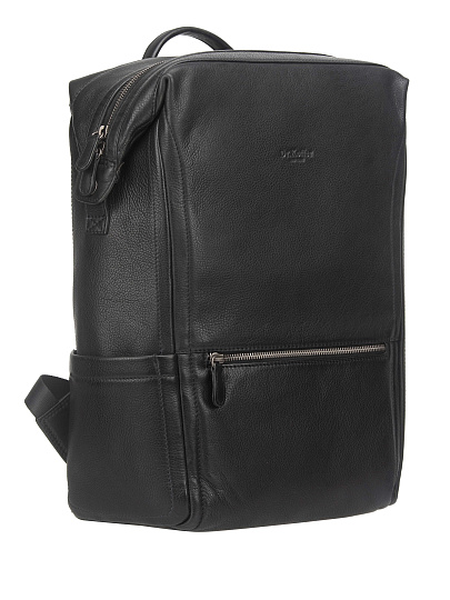 Рюкзак Dr. Koffer из натуральной кожи черный