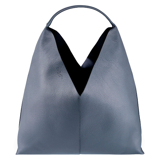 Женская сумка Dr.Koffer из натуральной кожи серая