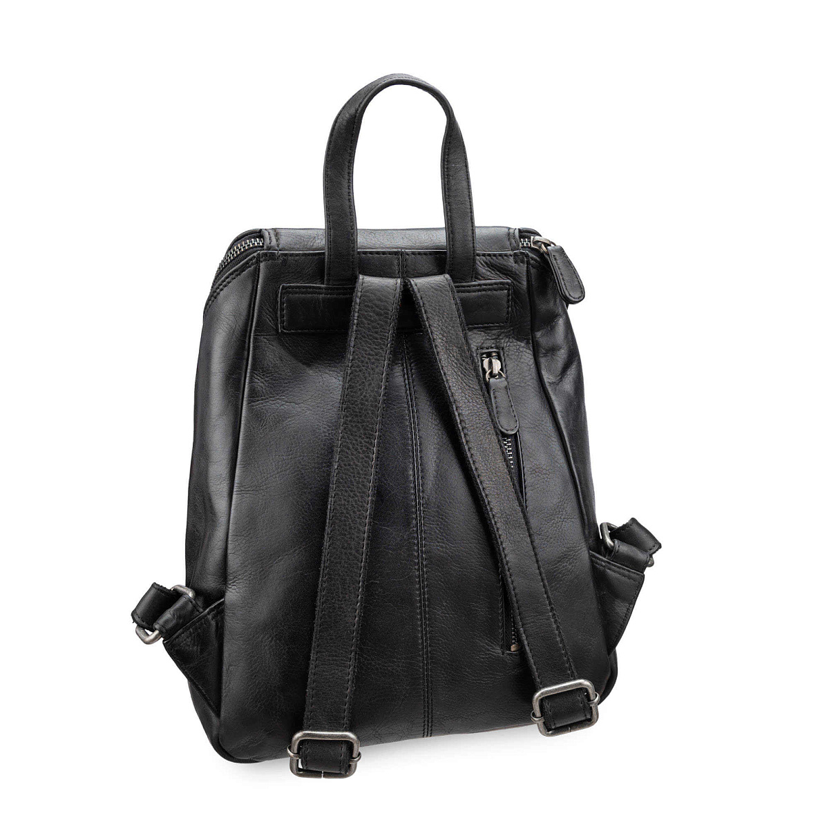 Рюкзак Dr.Koffer из натуральной кожи черный