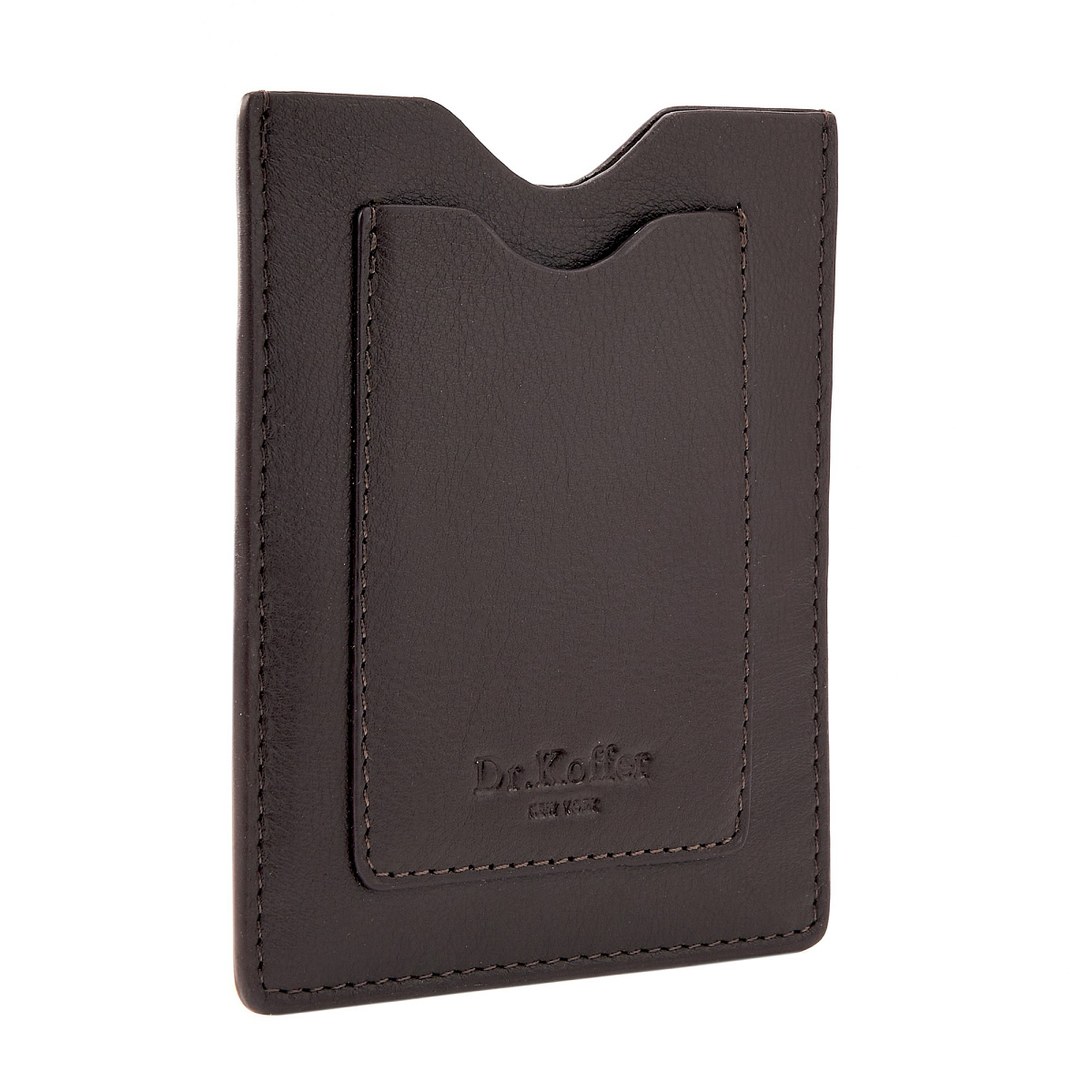 Кредитница Dr.Koffer из натуральной кожи коричневая