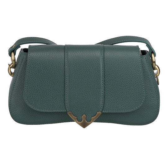 Женская сумка Dr. Koffer из натуральной кожи зеленая