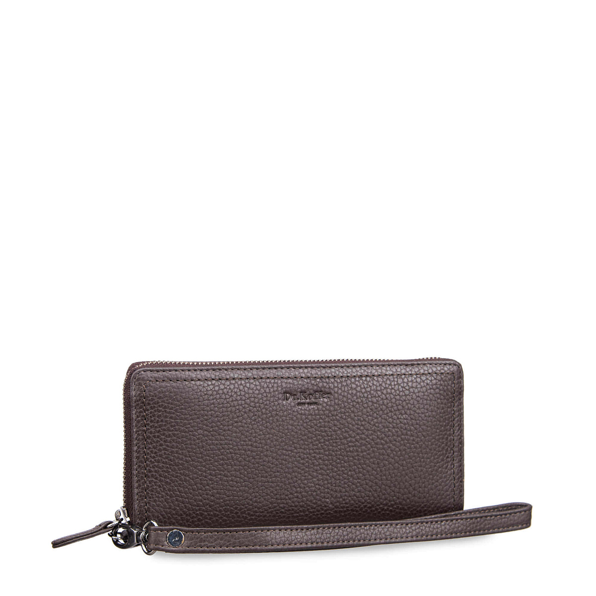 Портмоне Dr.Koffer из натуральной кожи коричневое