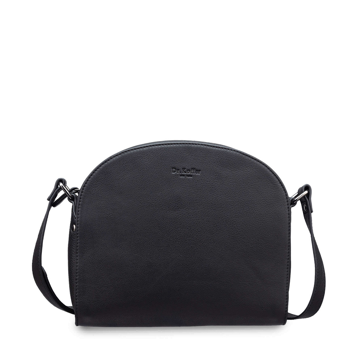 Женская сумка Dr.Koffer из натуральной кожи чёрная