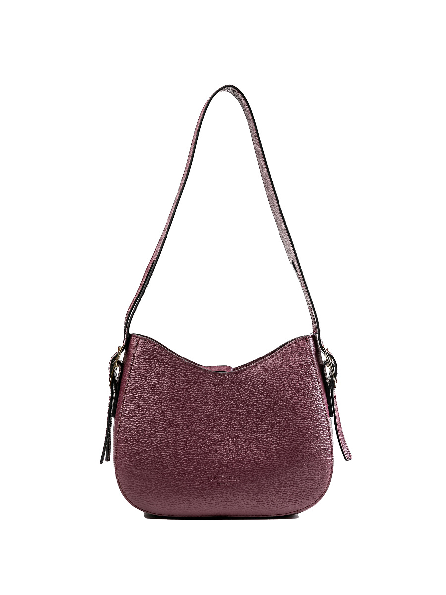 Женская сумка Dr.Koffer из натуральной кожи бордовая